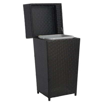 SAFAVIEH Outdoor Jennie Trash Bin (Fully Assembled)