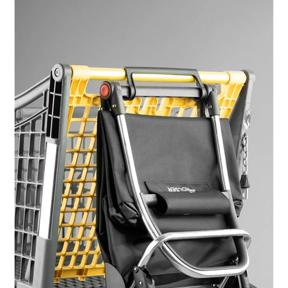 Rolser I-Max MF 4 Wheel Foldable Shopping Trolley - 15.35 in. W x 41.34 in. H x 12.6 in. D