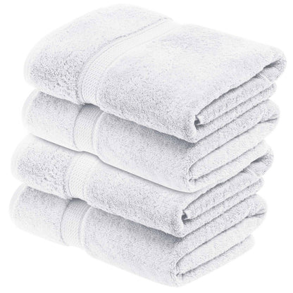 Superior Egyptian Cotton Pile Heavyweight Bath Towel Set of 4
