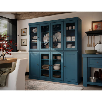 100% Solid Wood 65" Kitchen China Pantry Buffet by Palace Imports - 65" x 71.5"