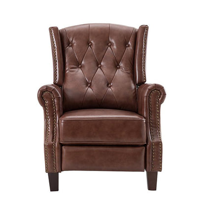 Ryland Genuine Leather Manual Recliner