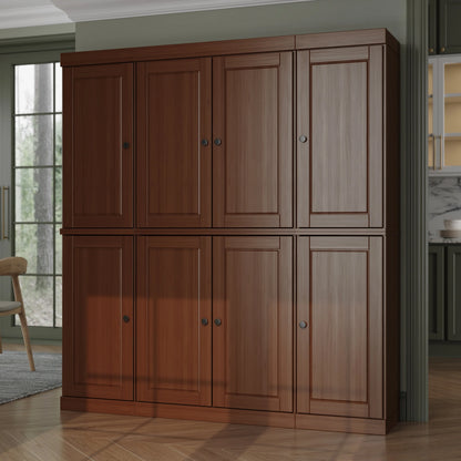 100% Solid Wood 65" Kitchen China Pantry Buffet by Palace Imports - 65" x 71.5"