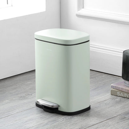 happimess 13-Gallon Trash Can with Soft-Close Lid and FREE Mini Trash Can