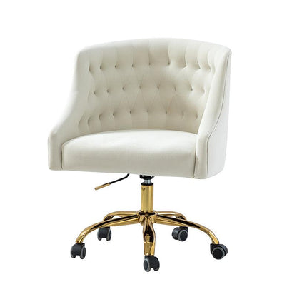 Penelope Velvet Tufted Office Chair