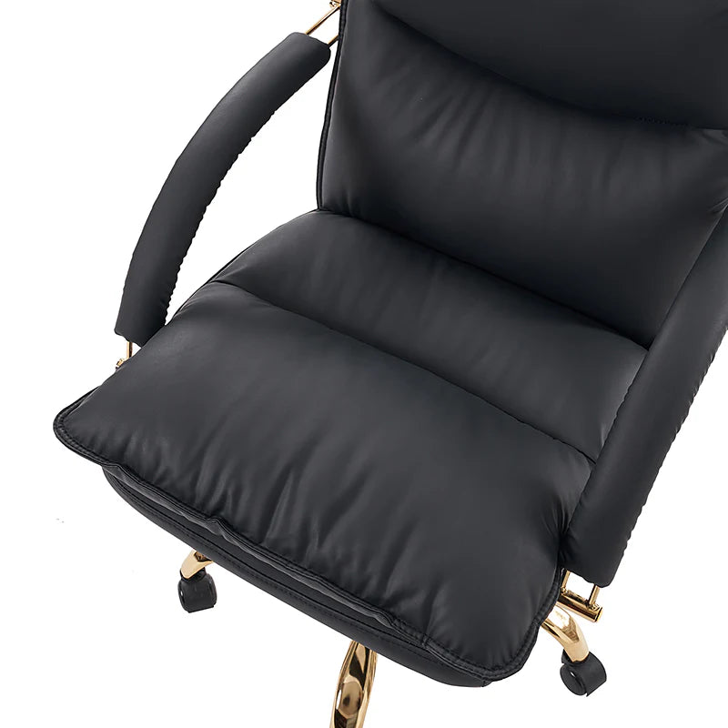 Sandy Waterproof PU Leather 360-Degree Swivel Office Chair