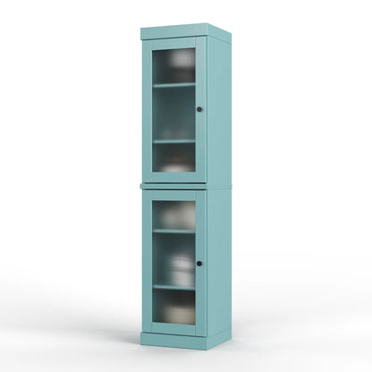 100% Solid Wood 16.5" Kitchen Pantry Cabinet with Doors by Palace Imports