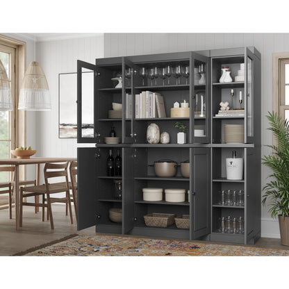 100% Solid Wood 65" Kitchen China Pantry Buffet by Palace Imports - 65" x 71.5"