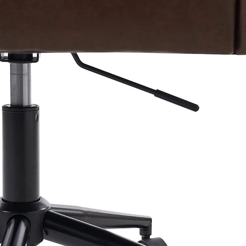 Fabius Mid-Century Modern Height-Adjustable Swivel Office Chair