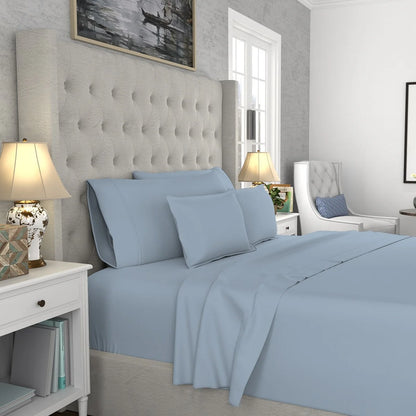 Color Sense 1200TC Premium Cotton-Blend Wrinkle-Resistant Sheet Set