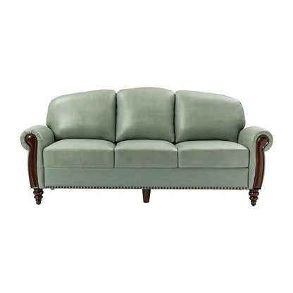 Christoph 84" Genuine Leather Sofa