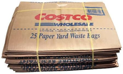 Costco Lawn and Leaf Bag 2 Ply 30 Gal 25 Ct