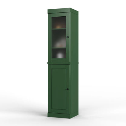 100% Solid Wood 16.5" Kitchen Pantry Cabinet with Doors by Palace Imports