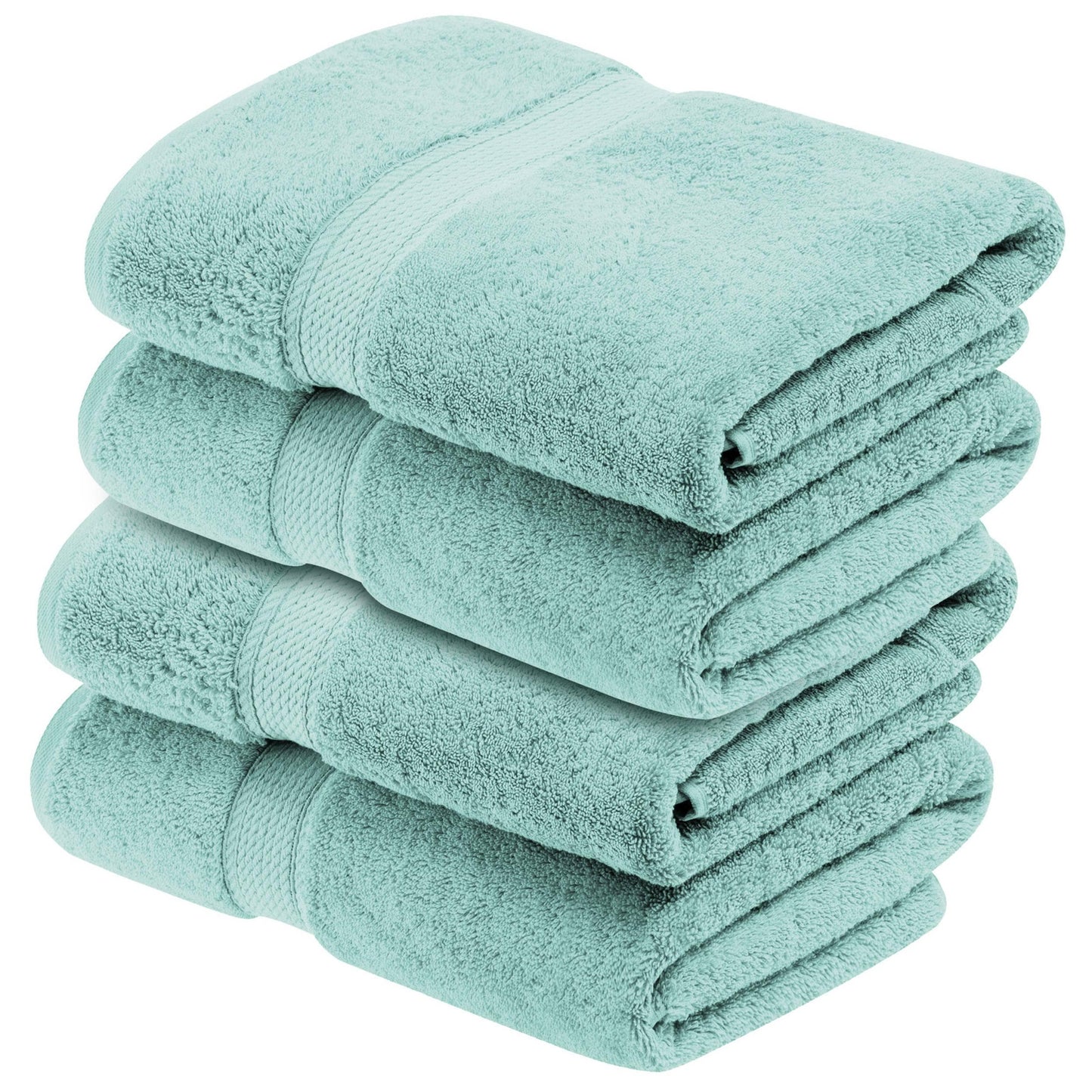 Superior Egyptian Cotton Pile Heavyweight Bath Towel Set of 4