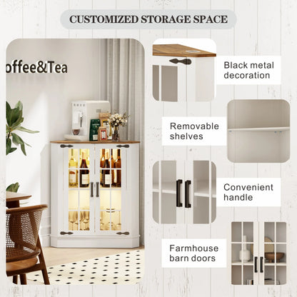 20"Wide Corner Storage Cabinet - N/A