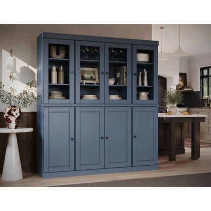 100% Solid Wood 65" Kitchen China Pantry Buffet by Palace Imports - 65" x 71.5"