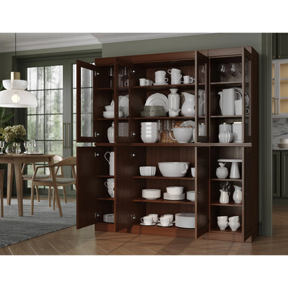 100% Solid Wood 65" Kitchen China Pantry Buffet by Palace Imports - 65" x 71.5"