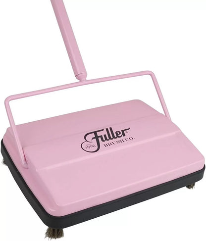 Fuller Brush 17027 Carpet & Floor Sweeper- Mini Stick Cleaner For Hardwood Surfaces, Wood Floors, Laminate, Tile- Small & Portable For The Home Or Office - Cleans Dust Pet Hair- Electrostatic & Silent