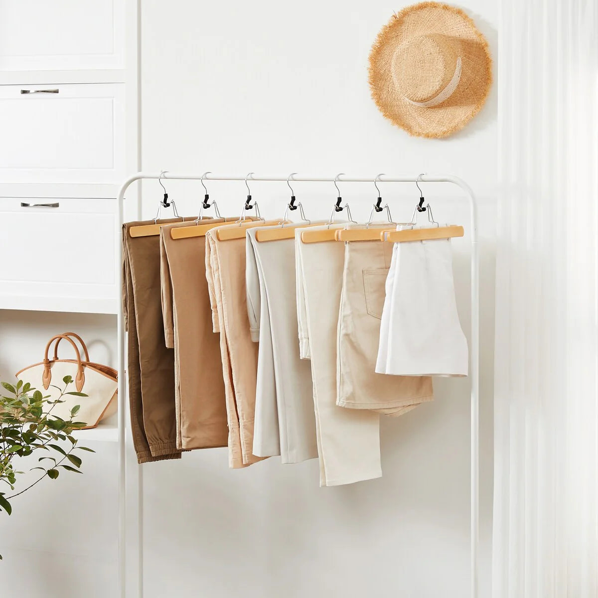 Wooden Pants Hangers 12 Pack - 12 Packs