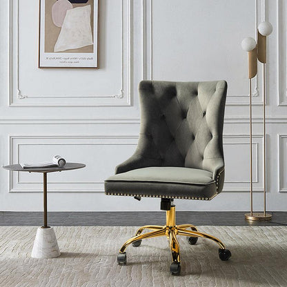 Adega Velvet Adjustable Office Chair