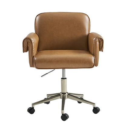 Ernst Modern Fabric Leather Swivel Task Chair