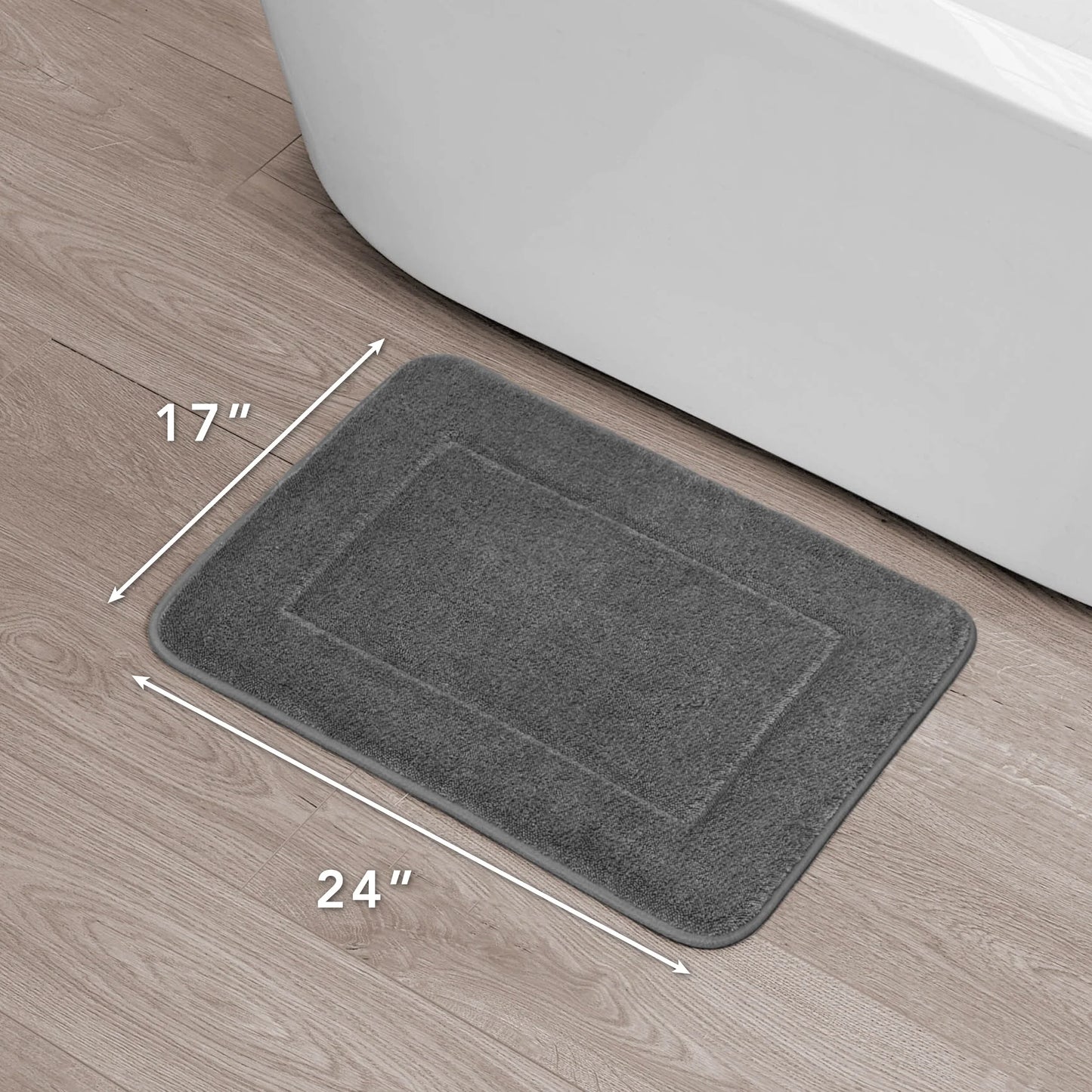 Oliver Brown Terry Memory Foam Bath Mat