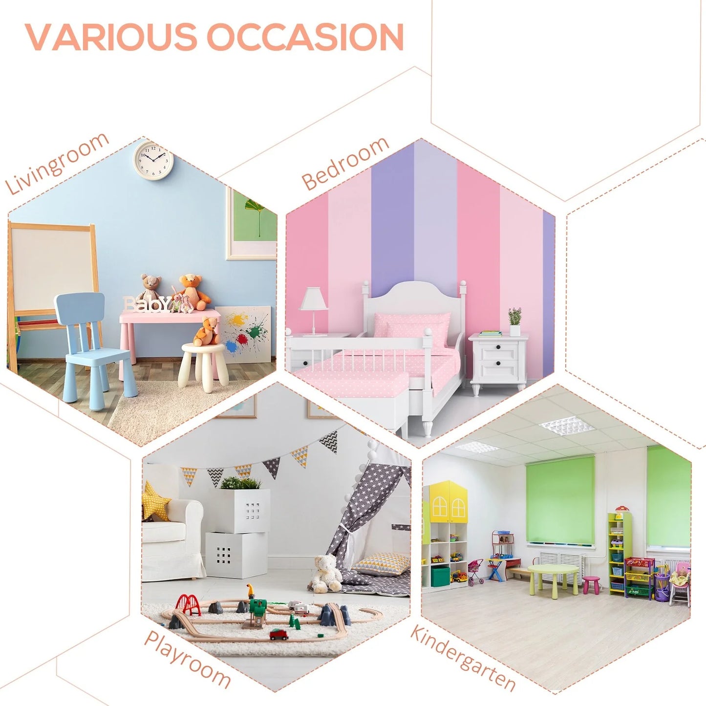 HOMCOM Kids Storage Cabinet 3 Shelves Anti-toppling Toy Storage Organizer Children Bookcase Book Rack, Grey