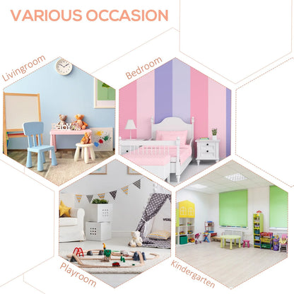 HOMCOM Kids Storage Cabinet 3 Shelves Anti-toppling Toy Storage Organizer Children Bookcase Book Rack, Grey