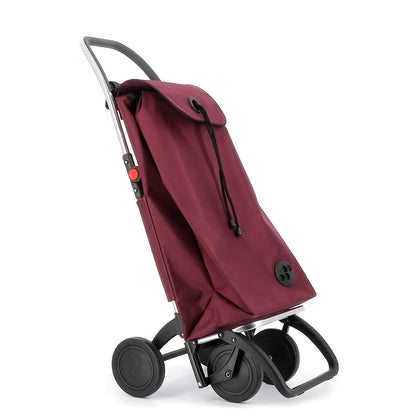 Rolser I-Max MF 4 Wheel Foldable Shopping Trolley - 15.35 in. W x 41.34 in. H x 12.6 in. D