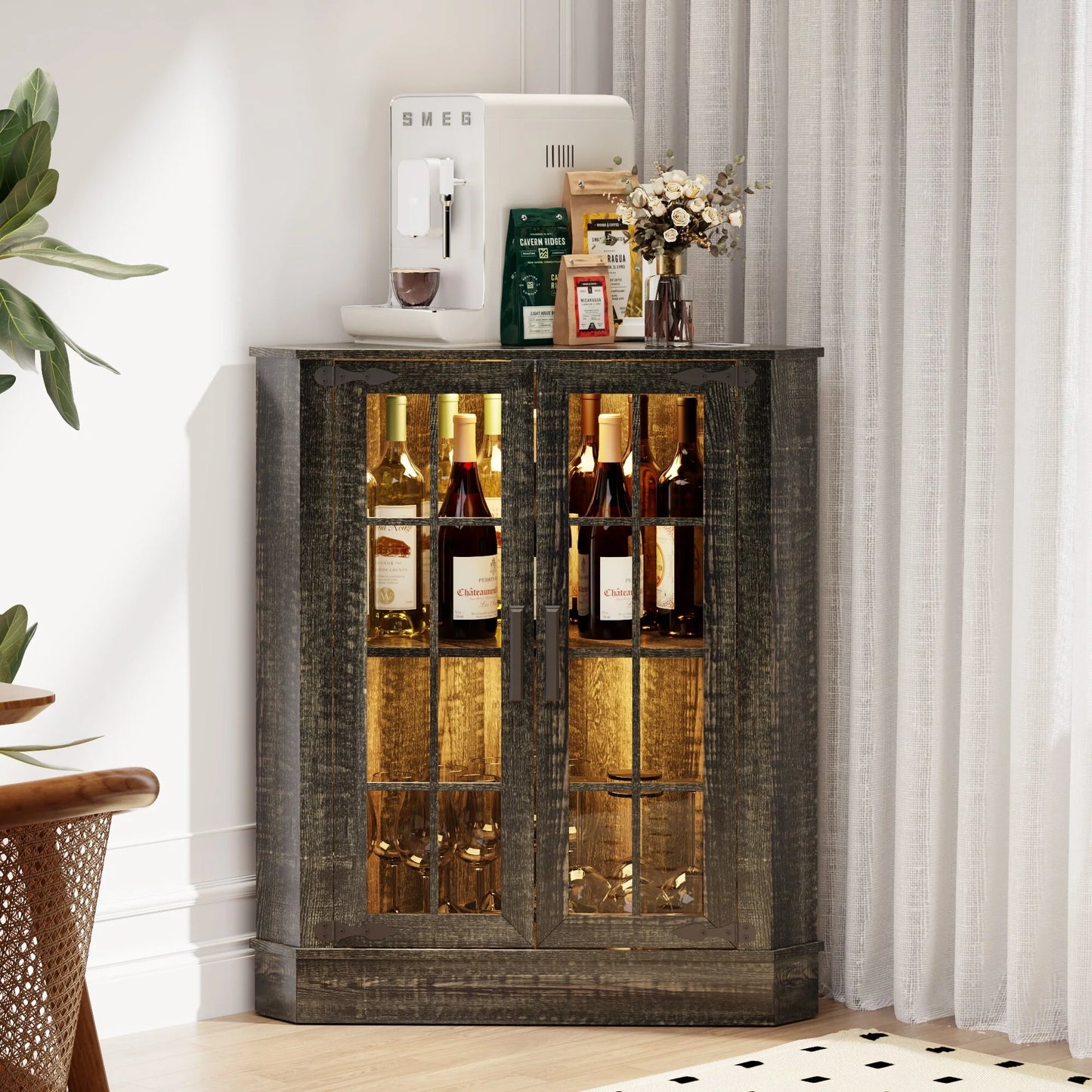 20"Wide Corner Storage Cabinet - N/A