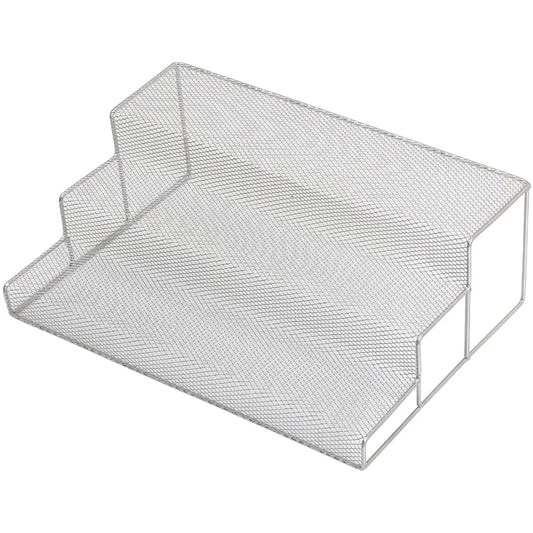 YBM Home Kitchen Mesh 3 Tier Spice Rack Step Shelf Organizer, Multipurpose,