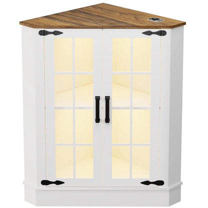 20"Wide Corner Storage Cabinet - N/A