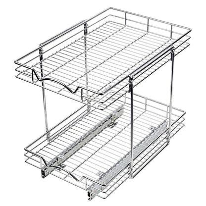 Slide Cabinet Organizer -14"Wx21"Dx17-3/4"H, Min 15-1/2" Cabinet width