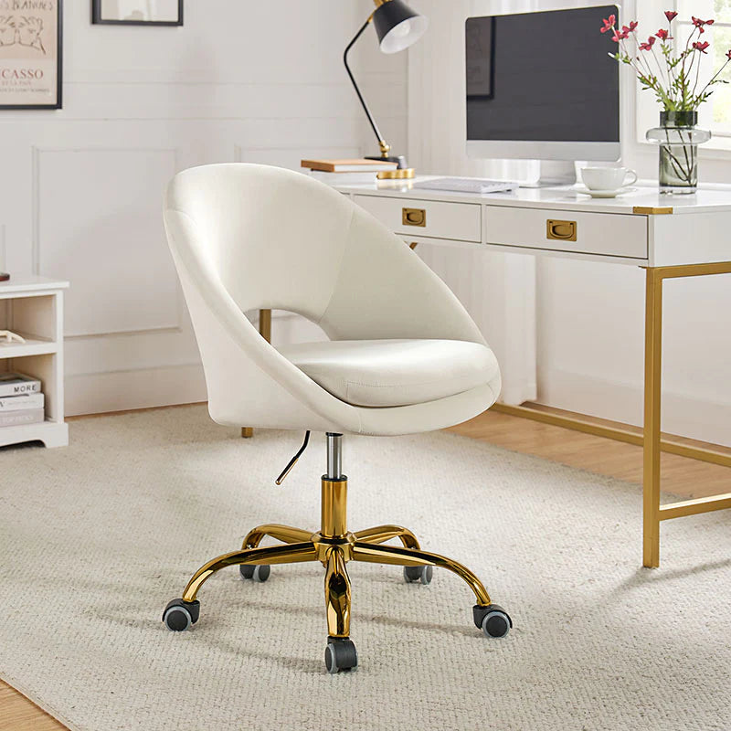 Ramona Velvet Upholstered Office Chair
