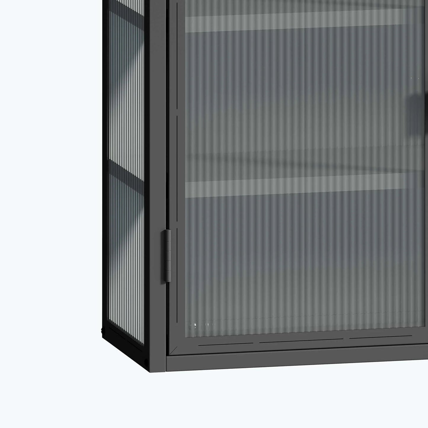 Retro Style Glass Door Wall Cabinet