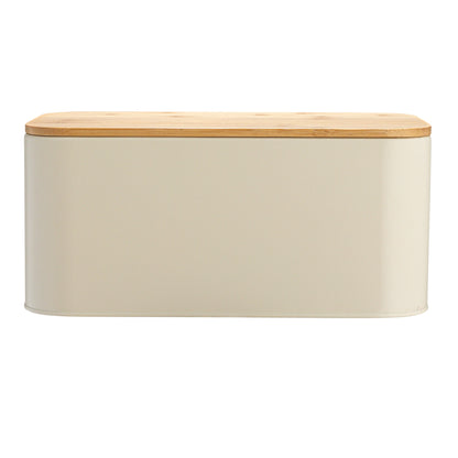 Metal "Bread" Bin with Bamboo Lid