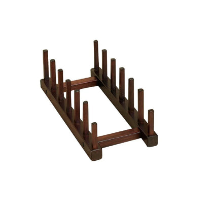 Wooden Plate Storage Rack, Set of 2