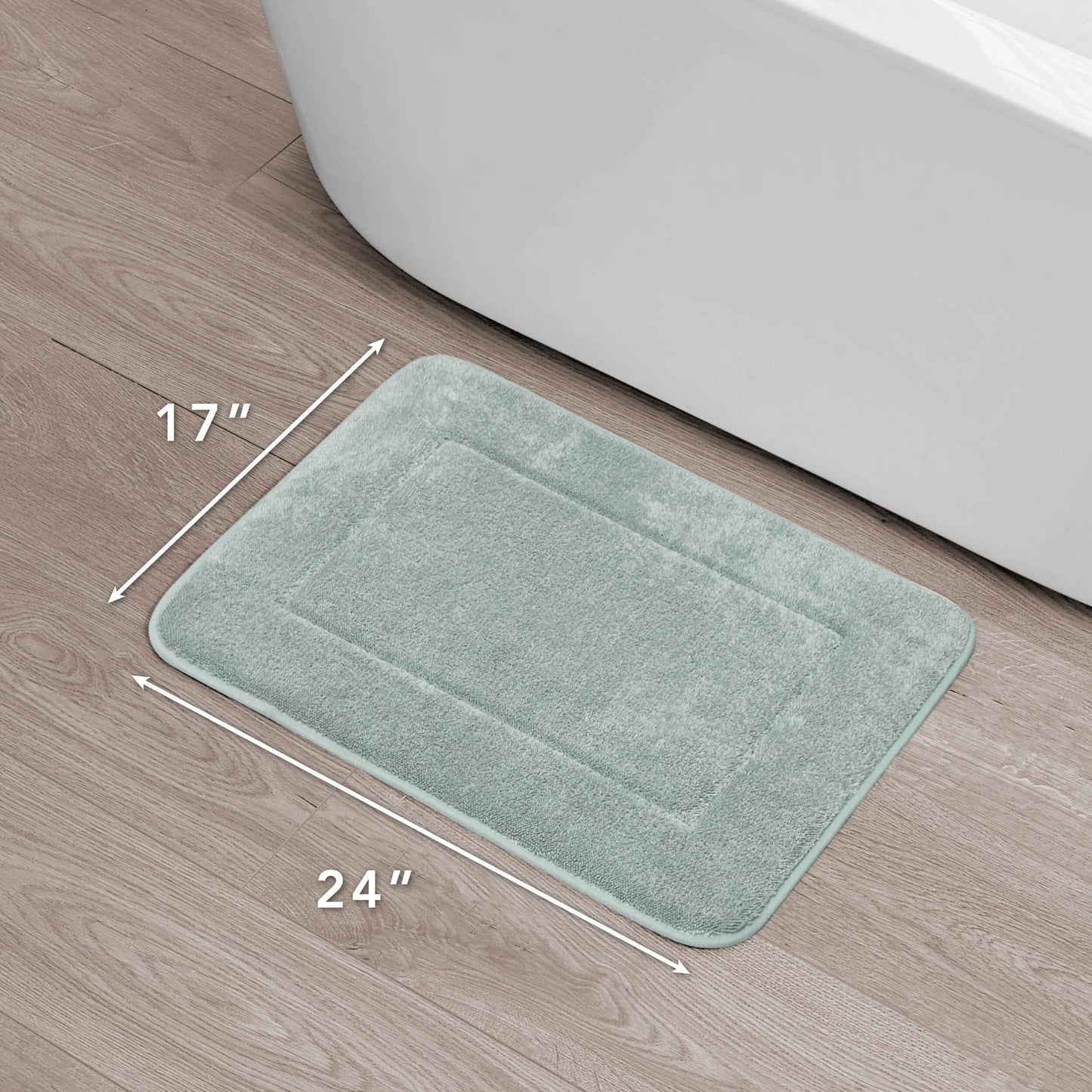 Oliver Brown Terry Memory Foam Bath Mat