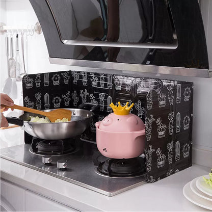 Aluminum Foldable Kitchen Gas Stove Baffle Plate