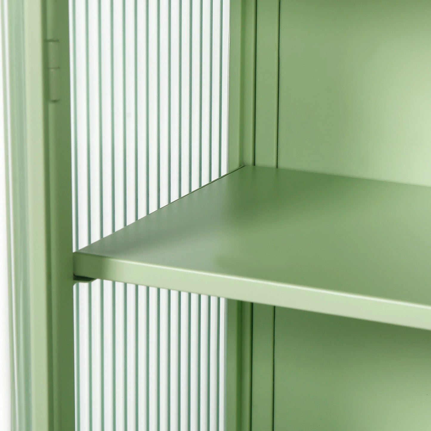 Retro Style Glass Door Wall Cabinet