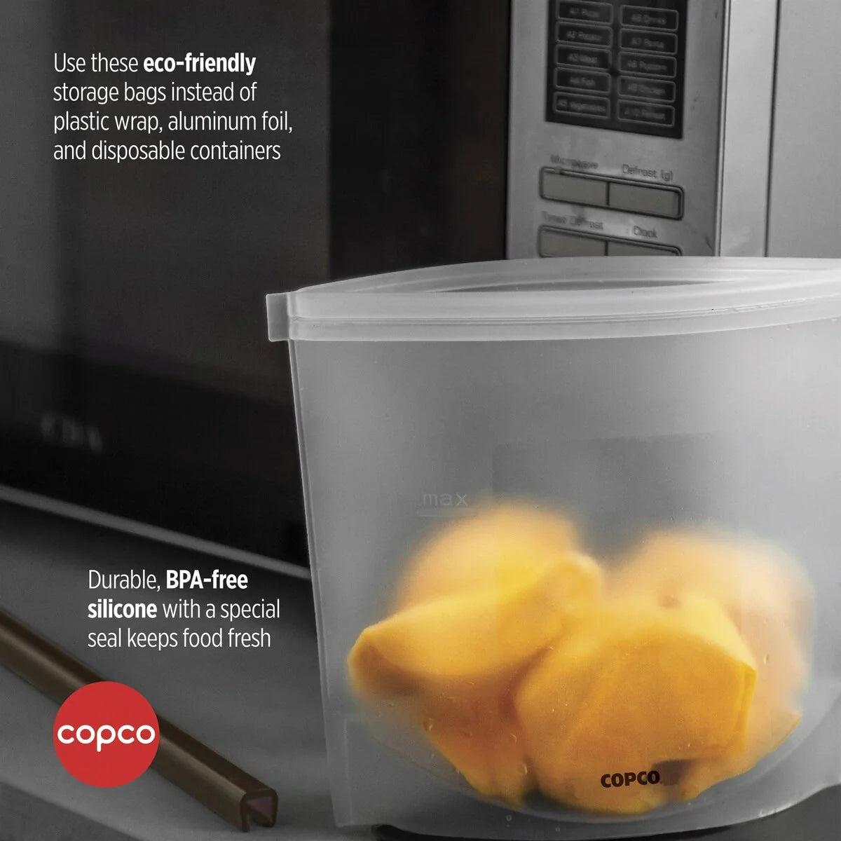 Copco Silicone Food Grade Reusable Storage Bag