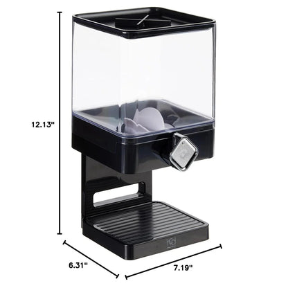 ColourTreeUSA 3.5L Single or Double Square Commercial Dry Food Dispenser