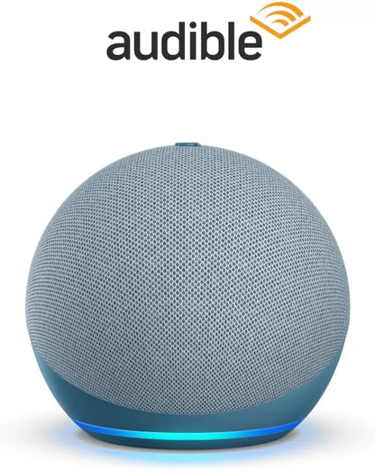 Echo (4th Gen) | With premium sound, smart home hub, and Alexa | Glacier White