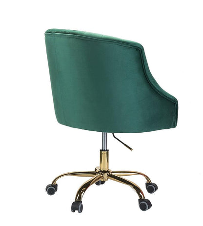 Penelope Velvet Tufted Office Chair