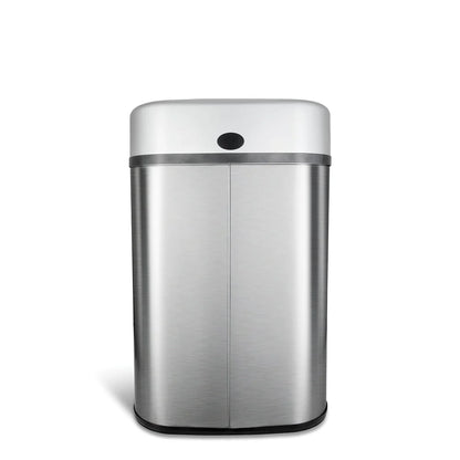 NINESTARS 21.1-gallon Motion Sensor Stainless Steel Trashcan DZT-80-4