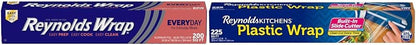 Reynolds Kitchens Quick Cut Plastic Wrap, 225 Square Feet