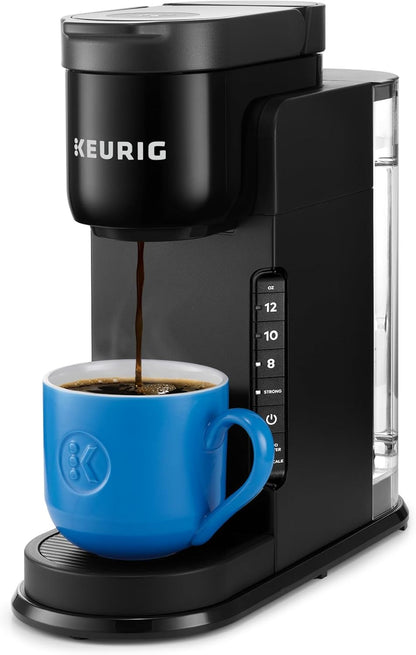 K-Express Single Serve K-Cup Pod Coffee Maker, 3 Brew Sizes, Strong Button Feature, 42oz Removable Reservoir, Evergreen