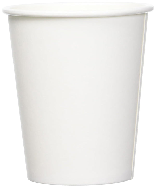 Amazon Basics Disposable Paper Cups for Hot and Cold Beverages, 12 ounces, White, 1000 Count