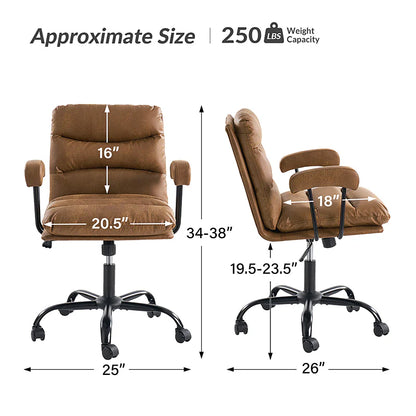 Anselm Modern Ergonomics Faux Leather Office Chair