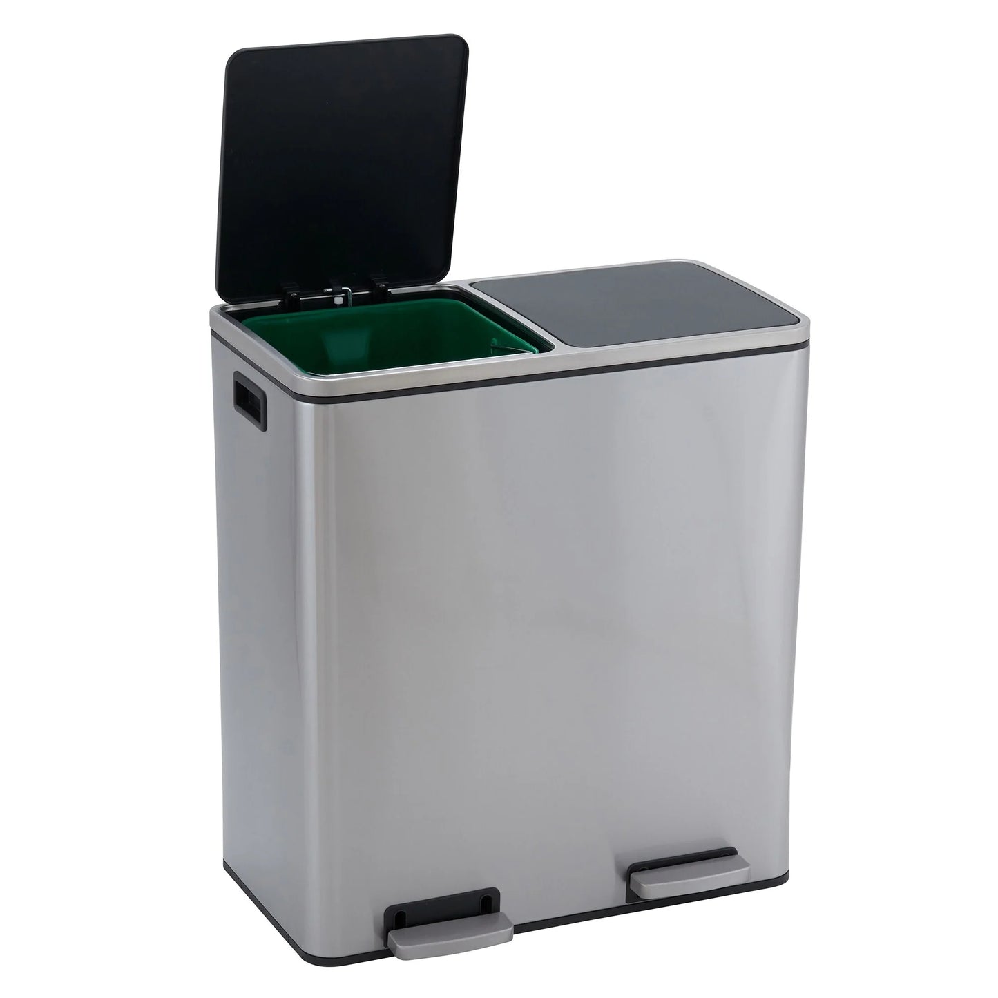 Household Essentials Dual Compartment Trash Can