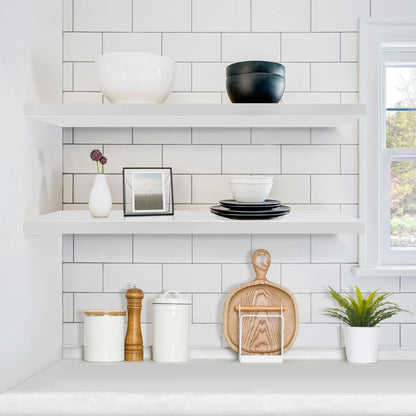 Sorbus Long Floating Shelves for Wall Set of 2 - 35"L x 9"W x 1.5"H